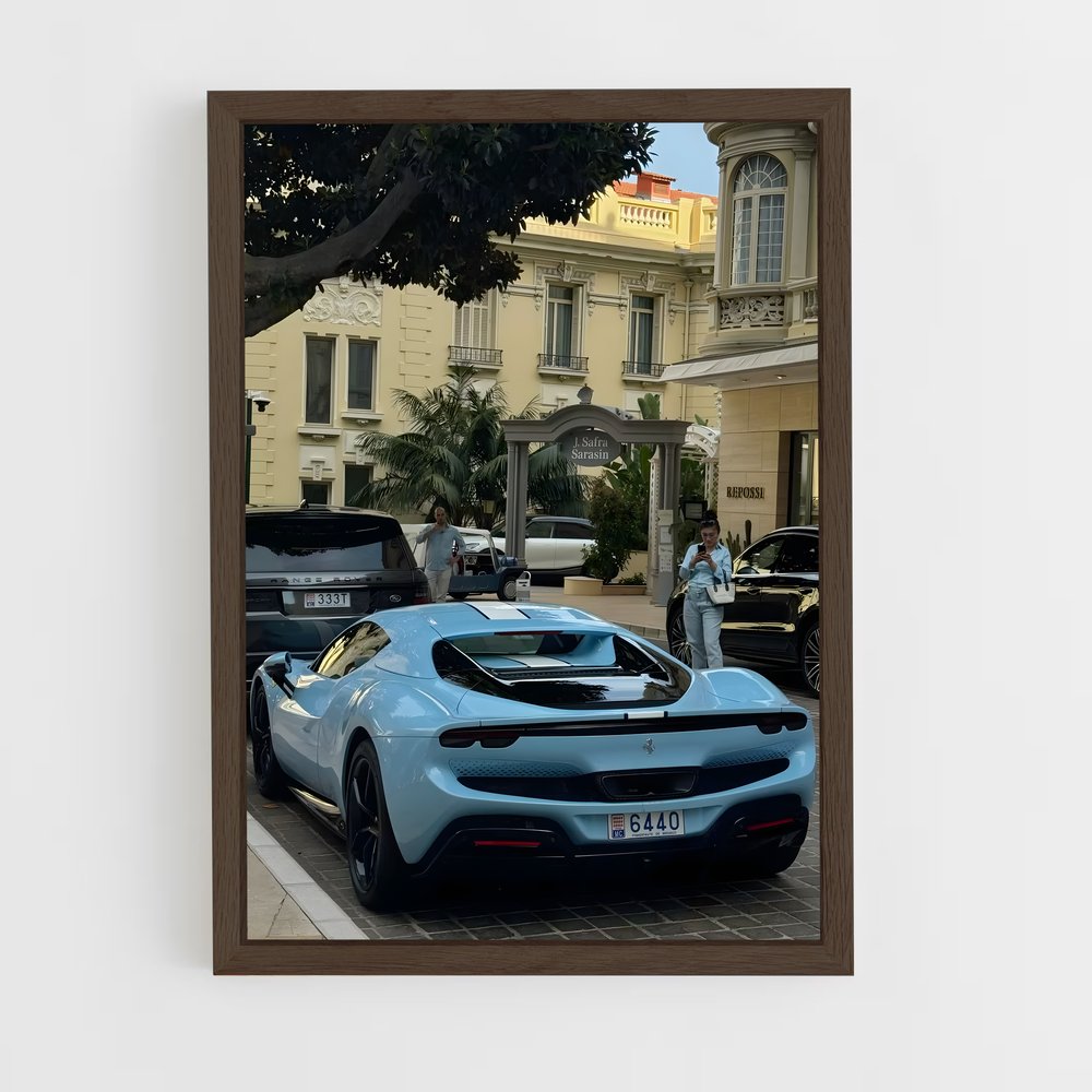 Poster Route Émeraude – affiche Ferrari (vue 5)